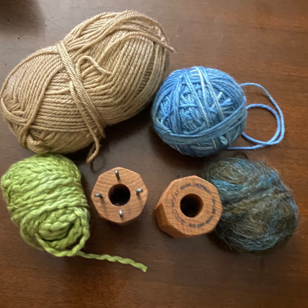 2 French Knitting Nancy Doll Spool Knitter Waldorf